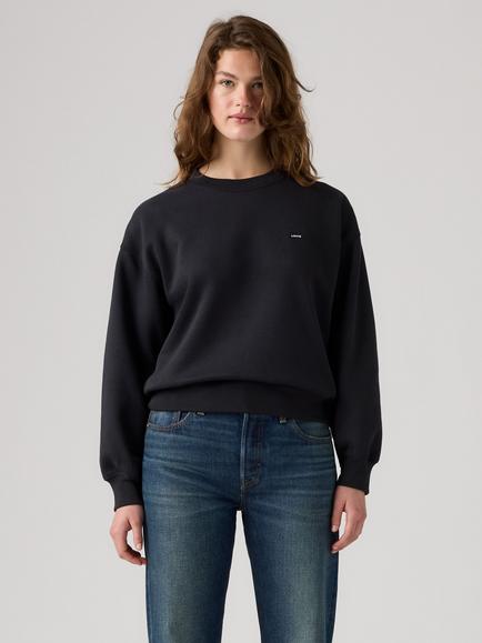 Levi's Everyday Crew Neck Cotton Blend Sweatshirt, Anthracite Night, Anthracite Night