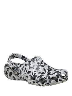 Crocs Classic Confetti Clogs, Black/White - view 2, Black/White