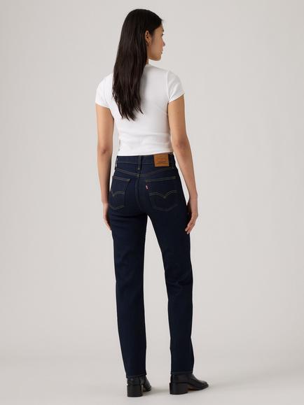 Levi's 722 High-Rise Slim Jeans, True Blue Rinse - view 2, True Blue Rinse