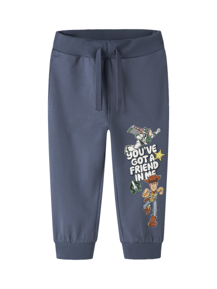 NAME IT Kids' Cotton Blend Toy Story Joggers, Vintage Indigo, Vintage Indigo