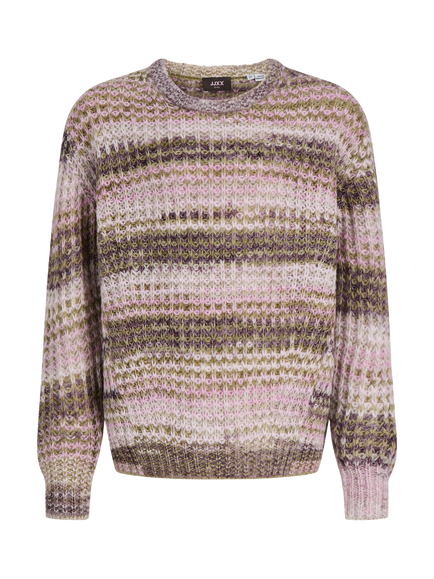 JJXX Kids' Simone Relaxed Knitted Jumper, Multi, Multi