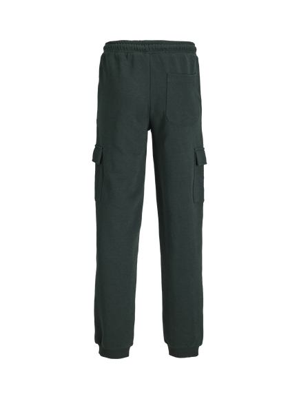 Jack & Jones Kids' Brad Drawstring Cargo Joggers, Scarab - view 2, Scarab