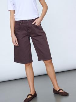 Sisters Point Ofria Mid-Rise Culotte Shorts, Chocolate, Chocolate