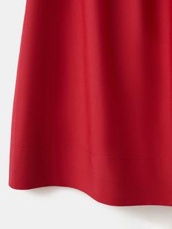 Mango Smocked Waist Midi Skirt, Red - view 2, Red