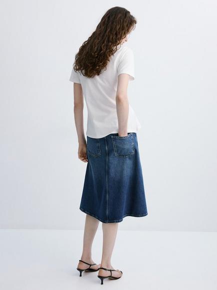 Mango Knot T-Shirt, White - view 2, White