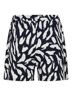 KAFFE Sasha Shorts, Midnight Black/Chalk - view 2, Midnight Black/Chalk