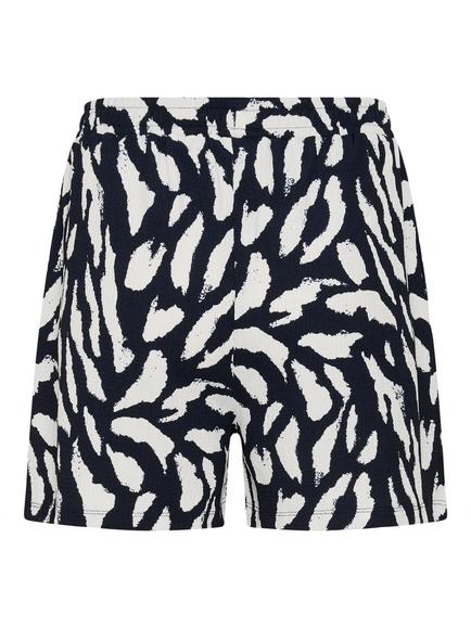 KAFFE Sasha Shorts, Midnight Black/Chalk - view 2, Midnight Black/Chalk