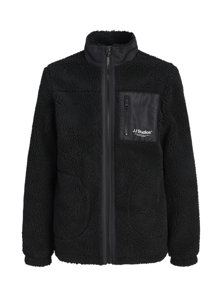 Jack & Jones Kids' Soho Teddy Jacket, Black, Black