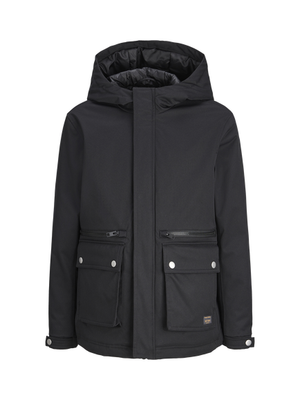 Jack & Jones Kids' Wolf Parka, Black