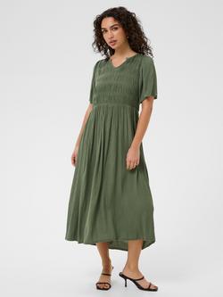 KAFFE Valery Smocked Dress, Thyme, Thyme