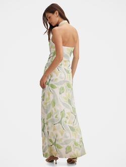 Forever New Cartia Halter Maxi Dress, Multi - view 2, Multi