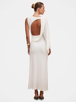 Forever New Fleur Cape Shoulder Maxi Dress, Porcelain - view 2, Porcelain