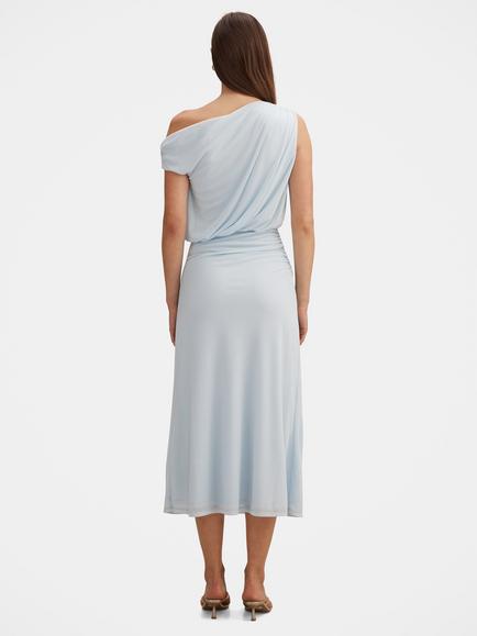 Forever New Honey Tipped Shoulder Midi Dress, Cooling Spray - view 2, Cooling Spray