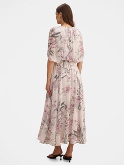 Forever New Jodie Gathered Cape Maxi Dress, Petalbrook Floral - view 2, Petalbrook Floral