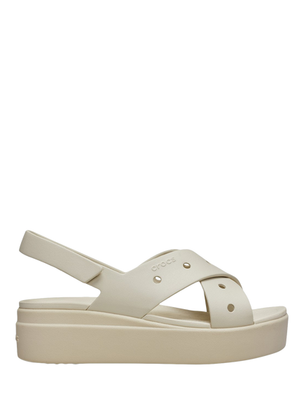Crocs Brooklyn 4U Cross Strap Sandals, Frappe