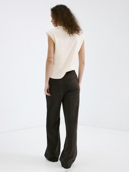 Mango Camiseta Top, Raw - view 2, Raw
