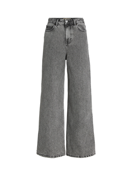 JJXX Kids' Tokyo Wide Leg Jeans, Grey Denim, Grey Denim