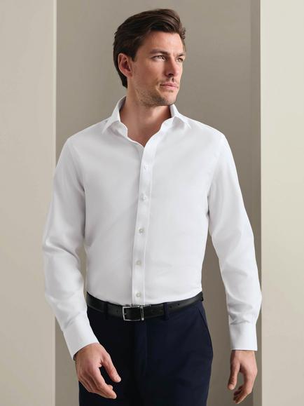Charles Tyrwhitt Slim Fit Cotton Oxford Shirt, White, White