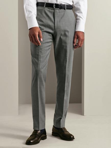 Charles Tyrwhitt Slim Fit Ultimate Performance Wool Blend Trousers, Charcoal Grey, Charcoal Grey