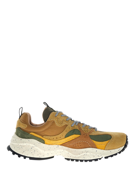 Flower Mountain Wave Suede Blend Lace-Up Trainers, Multi, Multi Multi