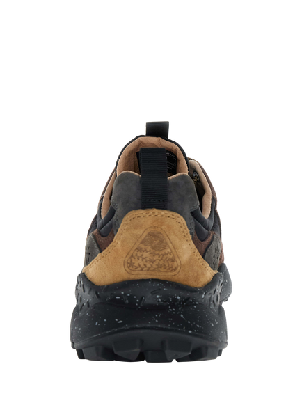 Flower Mountain Yamano 3 Suede Rich Lace-Up Trainers, Multi - view 2, Multi Multi