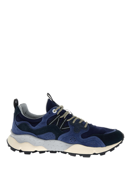 Flower Mountain Yamano 3 Lace Up Trainers, Blue Bluette, Blue Bluette