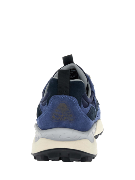 Flower Mountain Yamano 3 Lace Up Trainers, Blue Bluette - view 2, Blue Bluette