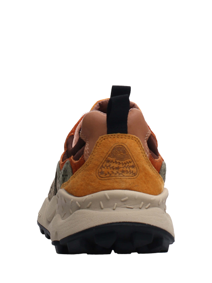 Flower Mountain Yamano 3 Lace Up Trainers, Taupe Brown - view 2, Taupe Brown