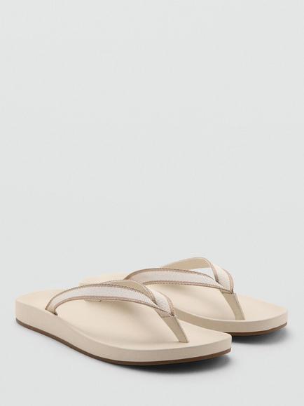 Mango Flip Flops, White - view 2, White
