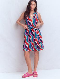 Boden Viv Abstract Print Sleeveless A-Line Mini Dress, Multiress, Multi