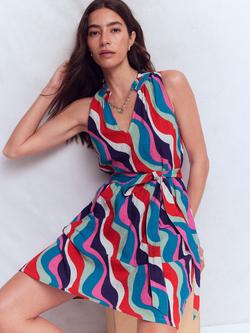 Boden Viv Abstract Print Sleeveless A-Line Mini Dress, Multiress - view 2, Multi