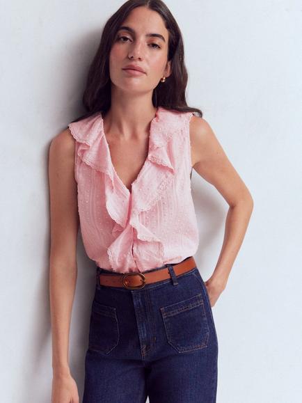 Boden Eliza Sleeveles Top, French Pink, French Pink