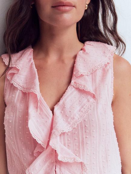 Boden Eliza Sleeveles Top, French Pink - view 2, French Pink
