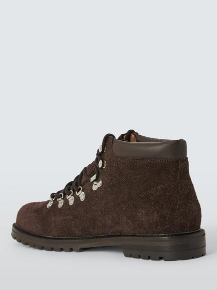 John Lewis Snowdon Lace Up Hiking Boots, Brown - view 2, Brown