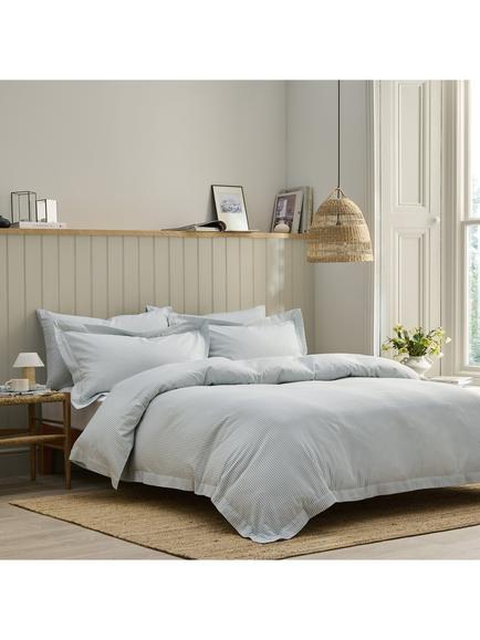 Christy Striped Duvet Cover Set, Blue, Multi
