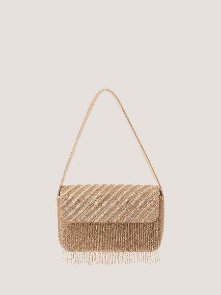 Monsoon Fern Tassel Bag, Multi, Multi