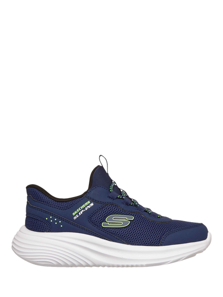 Skechers Kids' Slip-Ins Bounder Trainers, Navy, Navy