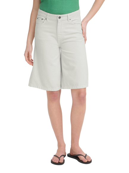 ICHI Ihkirsten Bermuda Denim Shorts, Birch, Birch