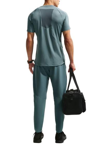 Nike Men's Pro Training Dri Fit Trousers, Slate/Green Strike - view 2, Slate/Green Strike