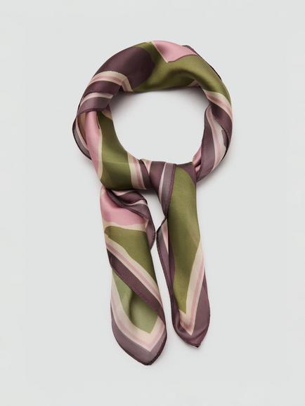 Mango Floral Scarf, Pink - view 2, Pink