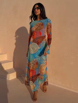 Never Fully Dressed Aria Mesh Dress, Multi - view 2, Multi