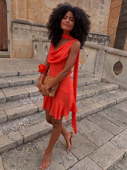 Never Fully Dressed Sophie Mini Dress, Red