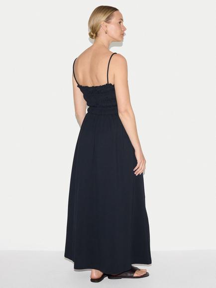 Jigsaw Cotton Pique Sundress - view 2, Navy
