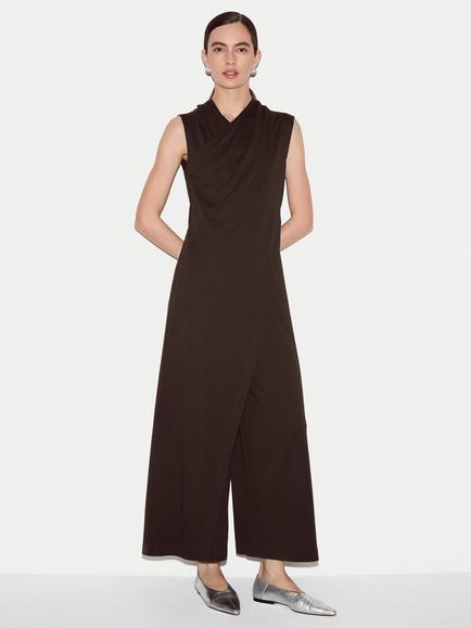 Jigsaw Pima Cotton Jumpsuit, Brown, Brown