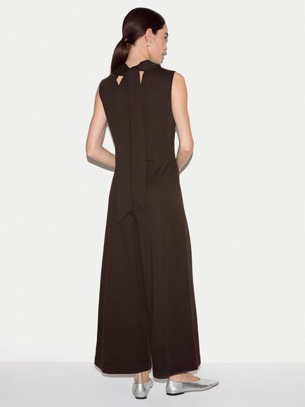 Jigsaw Pima Cotton Jumpsuit, Brown - view 2, Brown