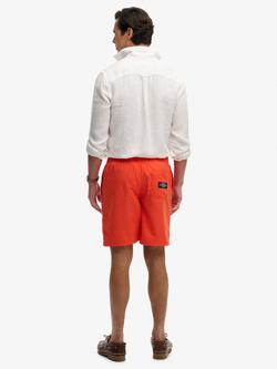Superdry Logo 19-Inch Board Shorts, Bold Orange - view 2, Bold Orange