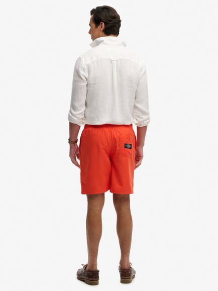 Superdry Logo 19-Inch Board Shorts, Bold Orange - view 2, Bold Orange