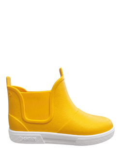 Boatilus Baby Beatly Wellie Boots, Yellow/White