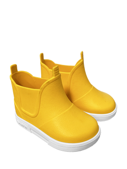 Boatilus Baby Beatly Wellie Boots - view 2, Yellow/White