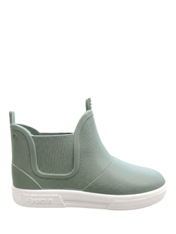 Boatilus Baby Beatly Wellie Boots, Green/White